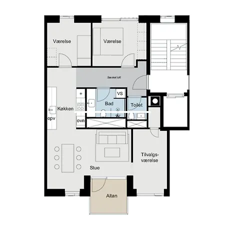 Fantastic 3-bed Wbalcony In North Harbour Lejlighed *
